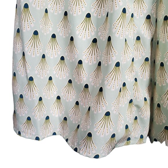 Zappelle eShakti NWOT Size S 6 Dress Fit Flare Sleeveless Crepe Garden Party - Picture 13 of 15